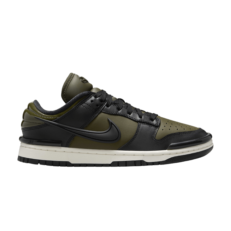 Nike Wmns Dunk Low Twist 'Army Khaki Black' — Army Khaki/Sail/Black