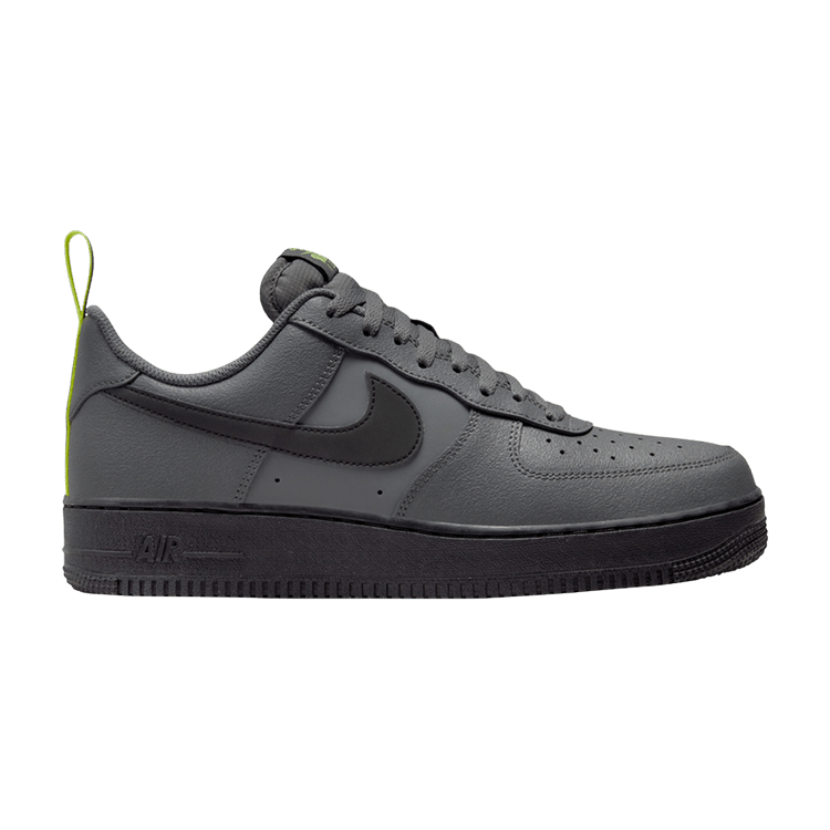 Nike Air Force 1 '07 'Iron Grey Volt' — Iron Grey/Black/Volt