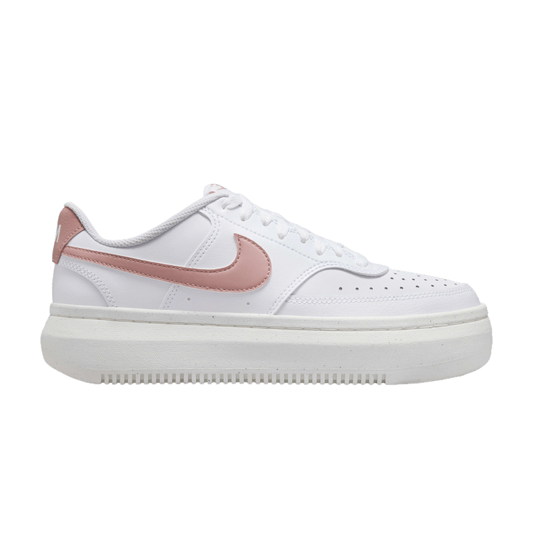 Nike Wmns Court Vision Alta 'White Red Stardust' — White/Sail/Red Stardust