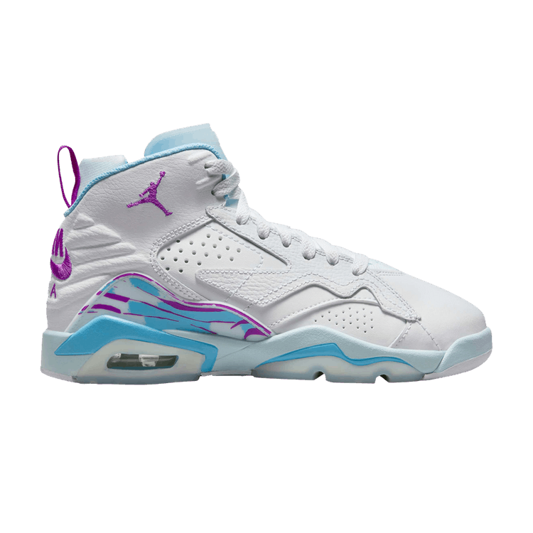 Air Jordan MVP GS 'White Glacier Blue' — White/Glacier Blue/Aquarius Blue/Hyper Violet