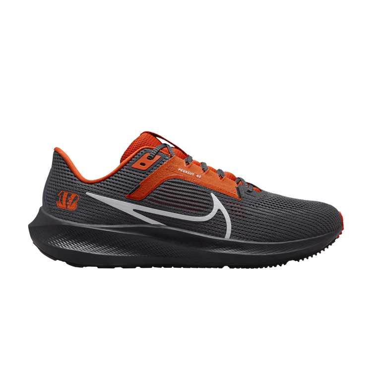 Nike NFL x Air Zoom Pegasus 40 'Cincinnati Bengals' — Anthracite/University Orange/Black/White