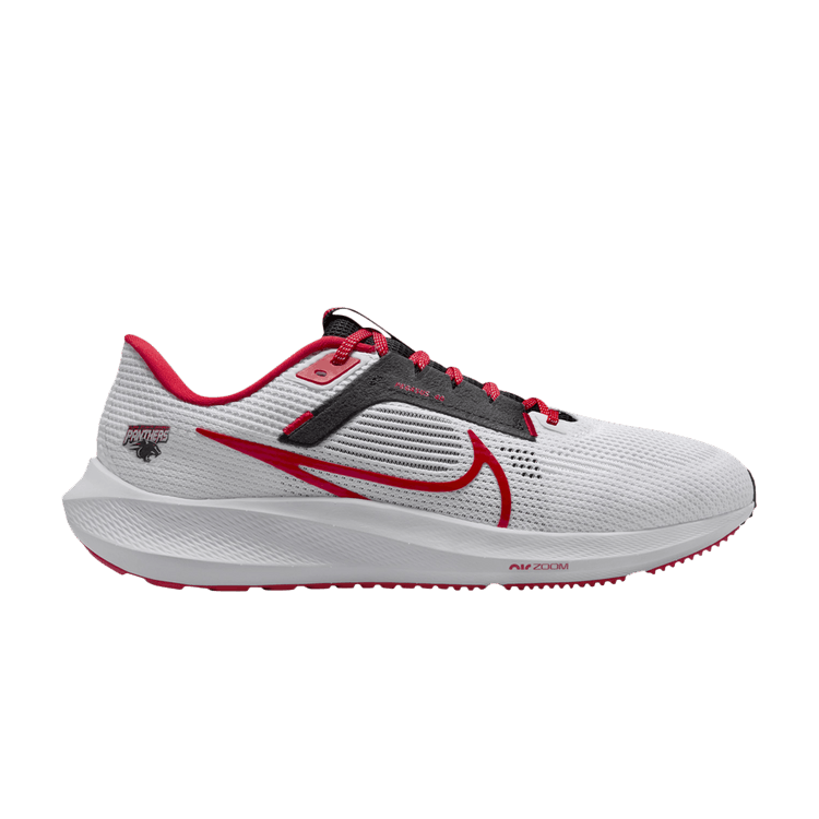 Nike Air Zoom Pegasus 40 'Clark Atlanta' — White/Black/Night Silver/Team Scarlet