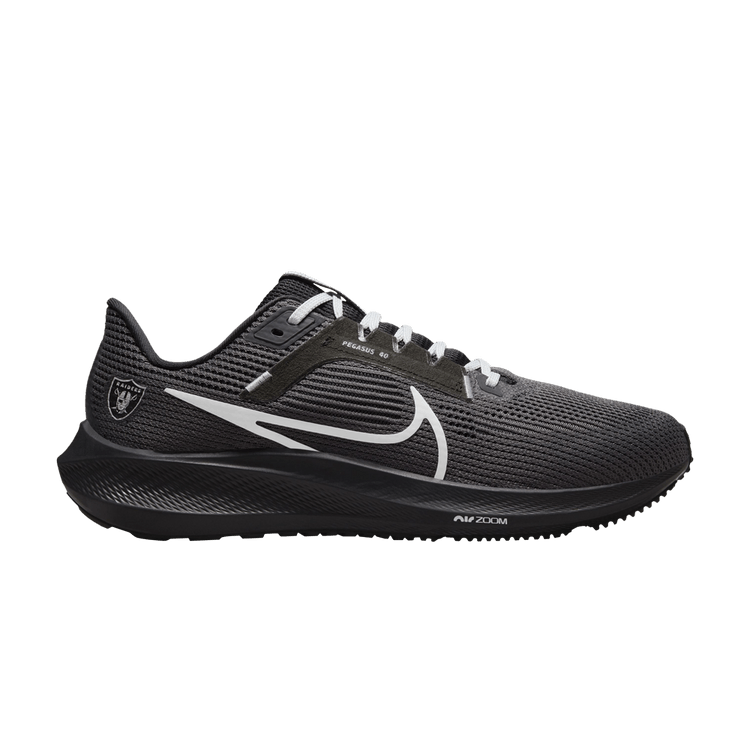 NFL x Nike Air Zoom Pegasus 40 'Las Vegas Raiders' — Anthracite/Black/Field Silver/White