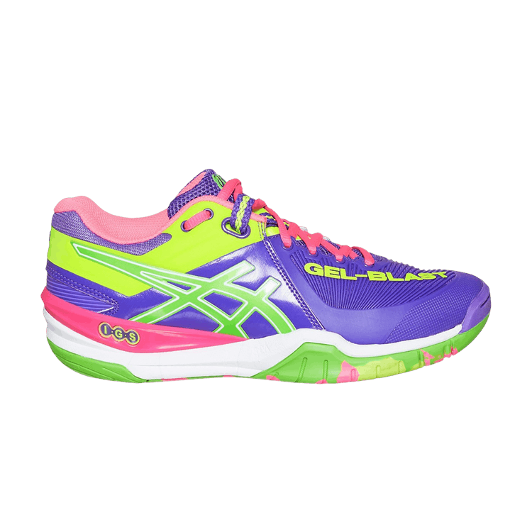 Asics Wmns Gel Blast 6 'Purple Neon Green' — Purple/Neon Green/Flash Yellow