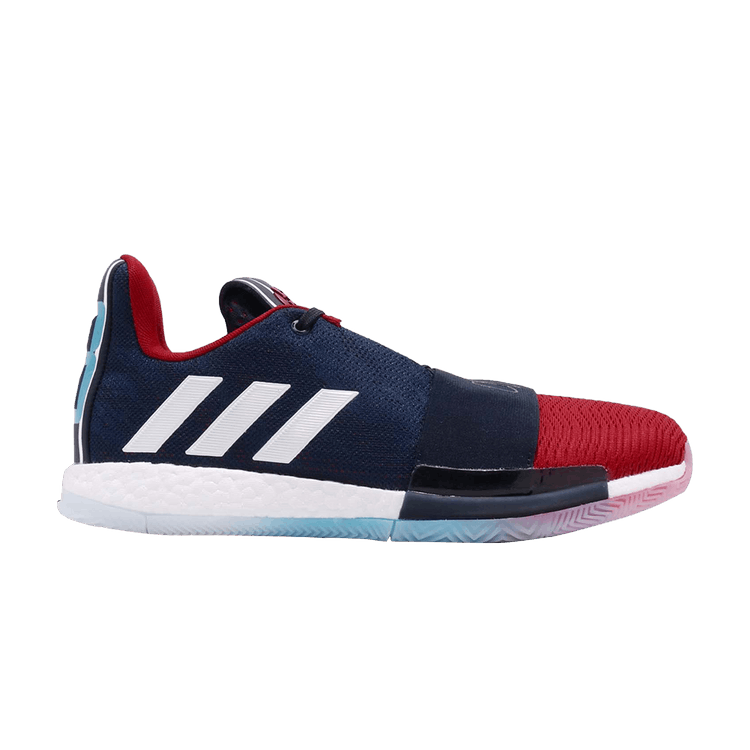Adidas Harden Vol. 3 'US Navy Shark' — Blue/Red