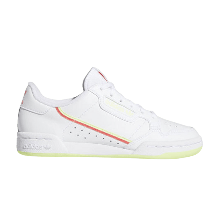 Adidas Continental 80 J 'White Red Yellow' — Cloud White/Shock Red/Hi-Res Yellow