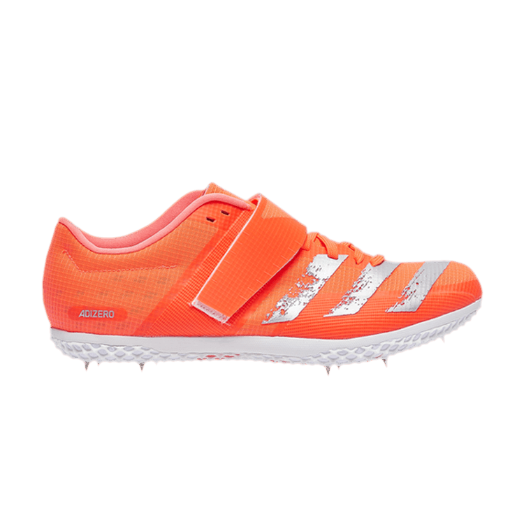 Adidas Adizero High Jump 'Signal Coral Silver Metallic' — Signal Coral/Silver Metallic/Footwear White