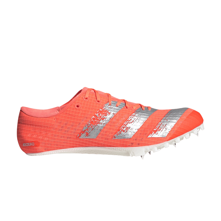 Adidas Adizero Finesse Spikes 'Signal Coral Silver Metallic' — Signal Coral/Silver Metallic/Cloud White