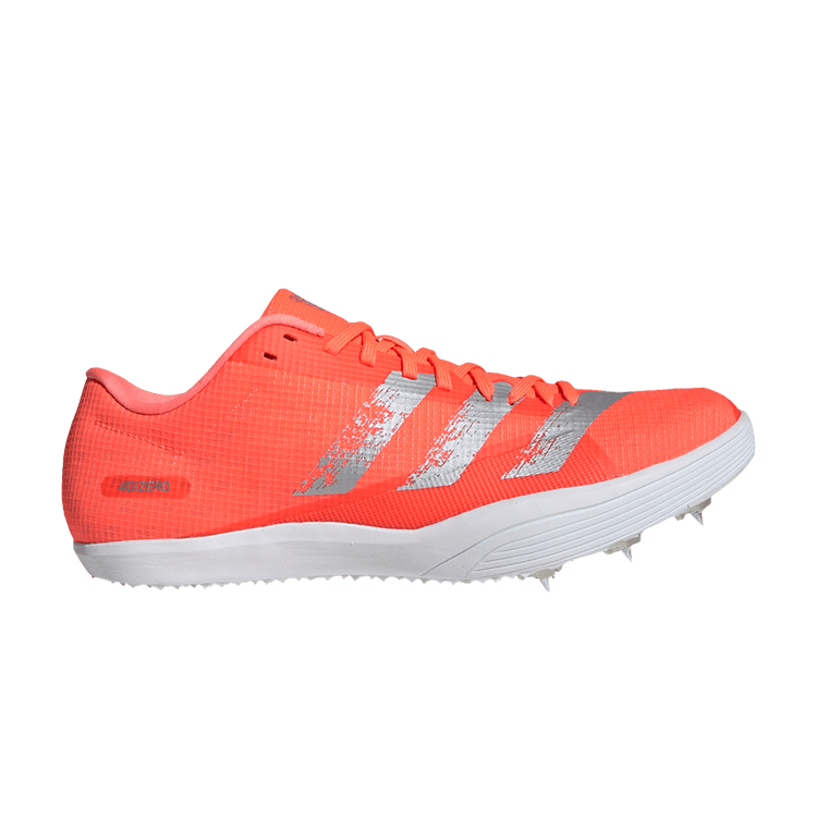adidas Adizero Long Jump 'Signal Coral' — Signal Coral/Silver Metallic/Cloud White