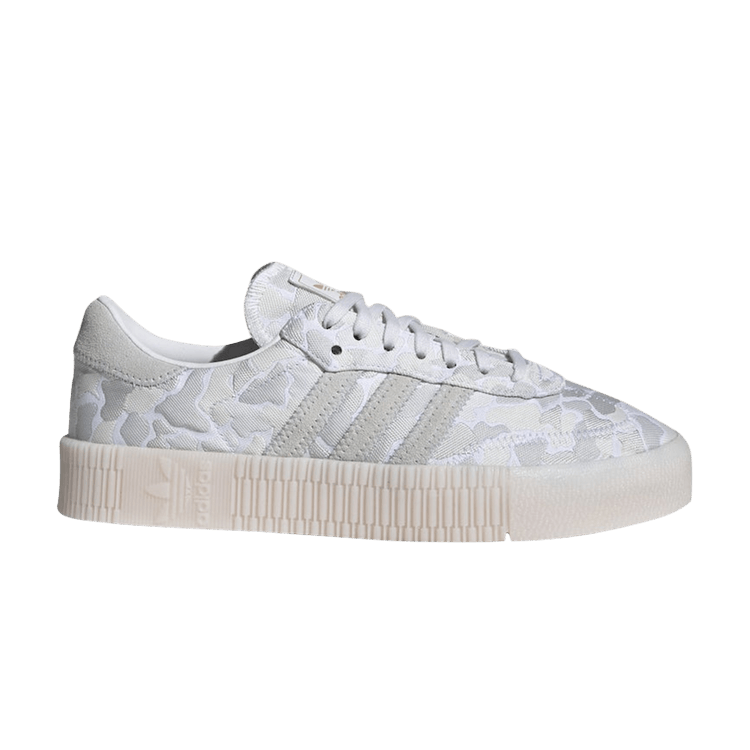 Adidas Wmns Sambarose 'White Camo' — Cloud White/Crystal White/Gold Metallic
