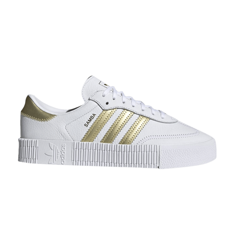 Adidas Wmns Sambarose 'White Gold Metallic' — Cloud White/Gold Metallic/Cloud White