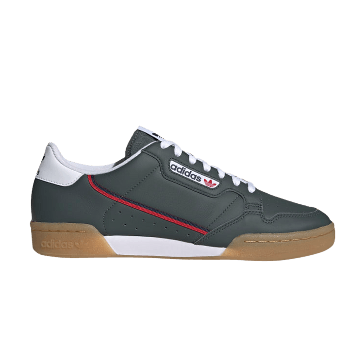 Adidas Continental 80 'Legend Ivy' — Legend Ivy/Collegiate Navy/Scarlet