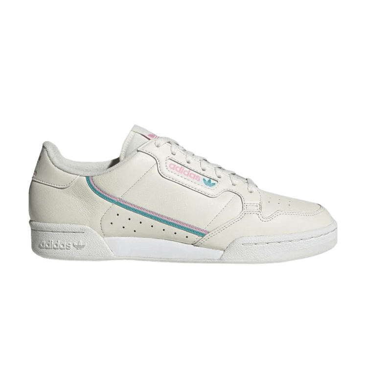 Adidas Continental 80 'Off White Pink Aqua' — Off White/True Pink/Hi-Res Aqua