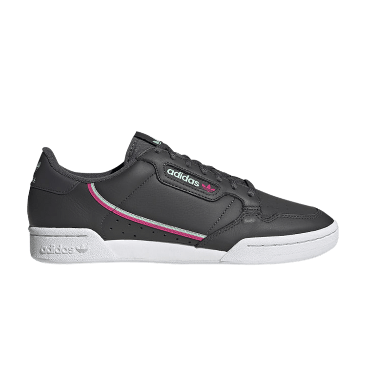 Adidas Continental 80 'Grey Shock Pink' — Grey Six/Clear Mint/Shock Pink