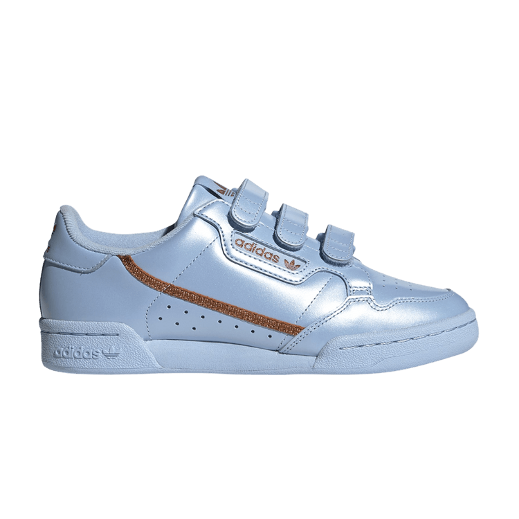 Adidas Wmns Continental 80 'Glow Blue' — Glow Blue/Copper Metallic/Glow Blue