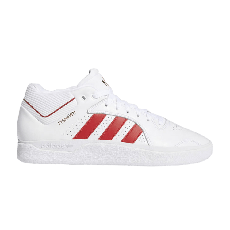 Adidas Tyshawn 'Scarlet' — Cloud White/Scarlet/Cloud White