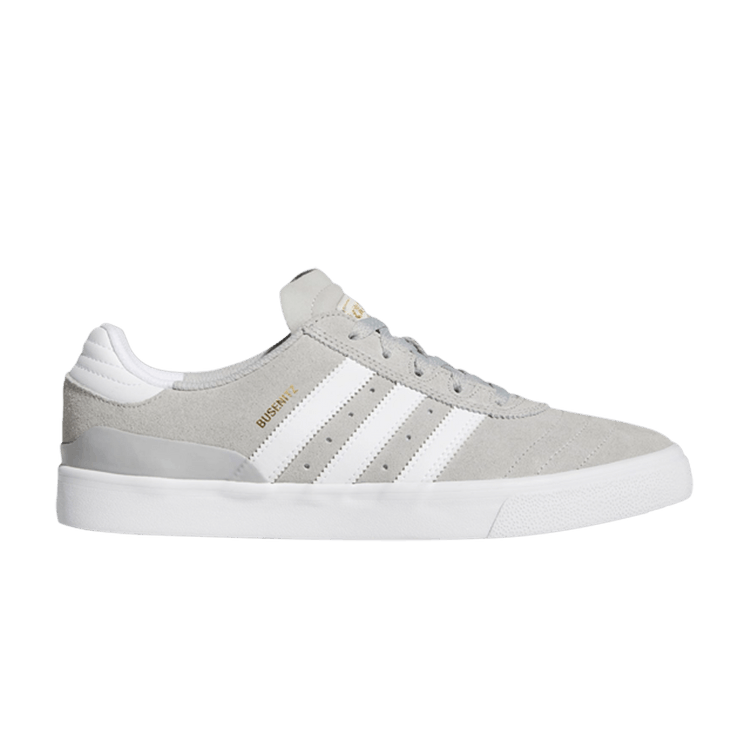 Adidas Busenitz Vulc 'Grey' — Grey Two/Cloud White/Gold Metallic