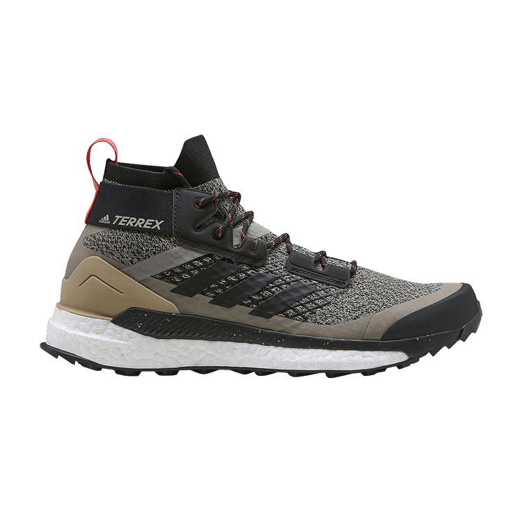 Adidas Terrex Free Hiker 'Black Tan' — Core Black/Core Black/Shock Red