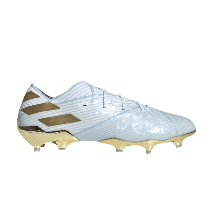 Adidas Nemeziz Messi 19.1 FG 15 Year 'Bold Aqua Gold' — Bold Aqua/Gold Metallic/Cloud White