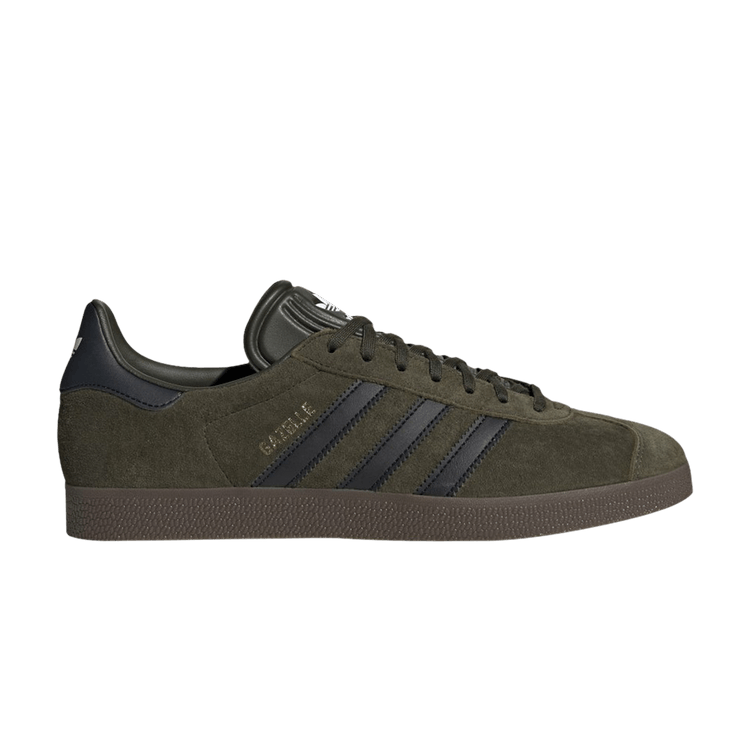 Adidas Gazelle 'Night Cargo Black' — Night Cargo/Core Black/Gum 5