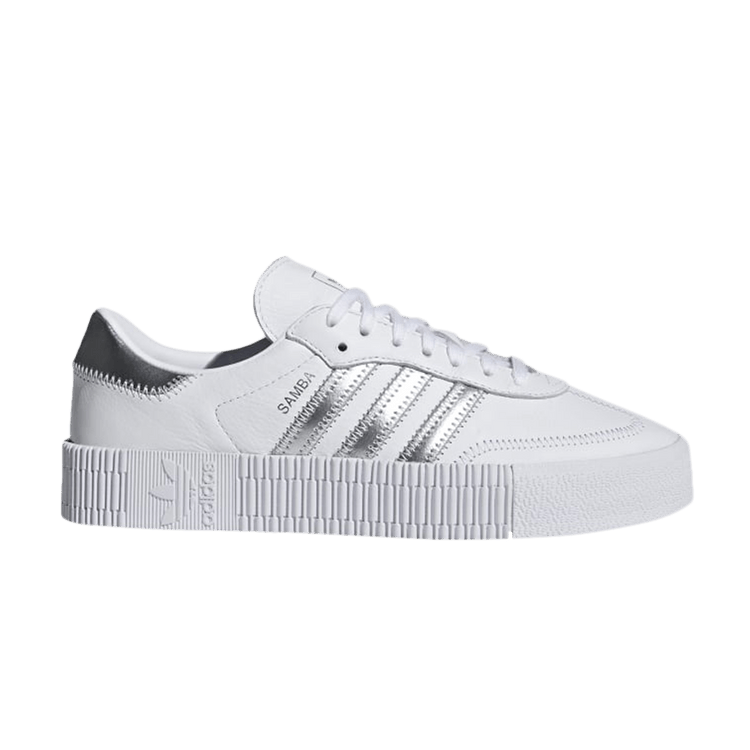 adidas Wmns Sambarose 'Cloud White Silver' — Cloud White/Silver Metallic/Core Black