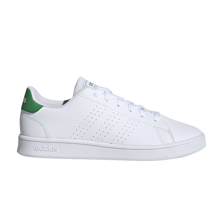 Adidas Advantage J 'White Green' — Cloud White/Green/Grey Two
