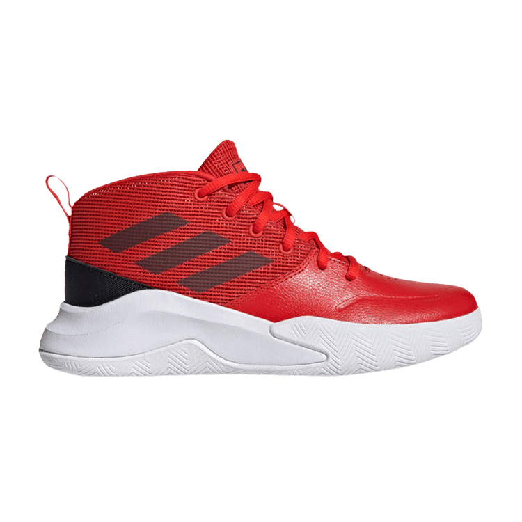 Adidas Own The Game Wide J 'Active Red' — Active Red/Core Black/Cloud White