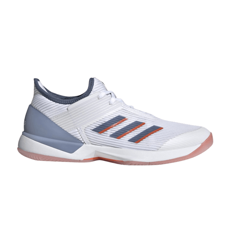 Adidas Wmns Adizero Ubersonic 3 'White Tech Ink' — Cloud White/Tech Ink/True Orange