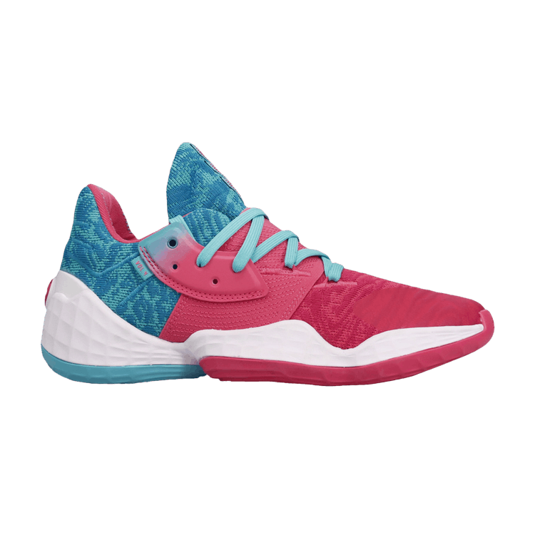 Adidas Harden Vol.4 GCA 'Candy Paint' — Bright Cyan/Real Pink/Footwear White