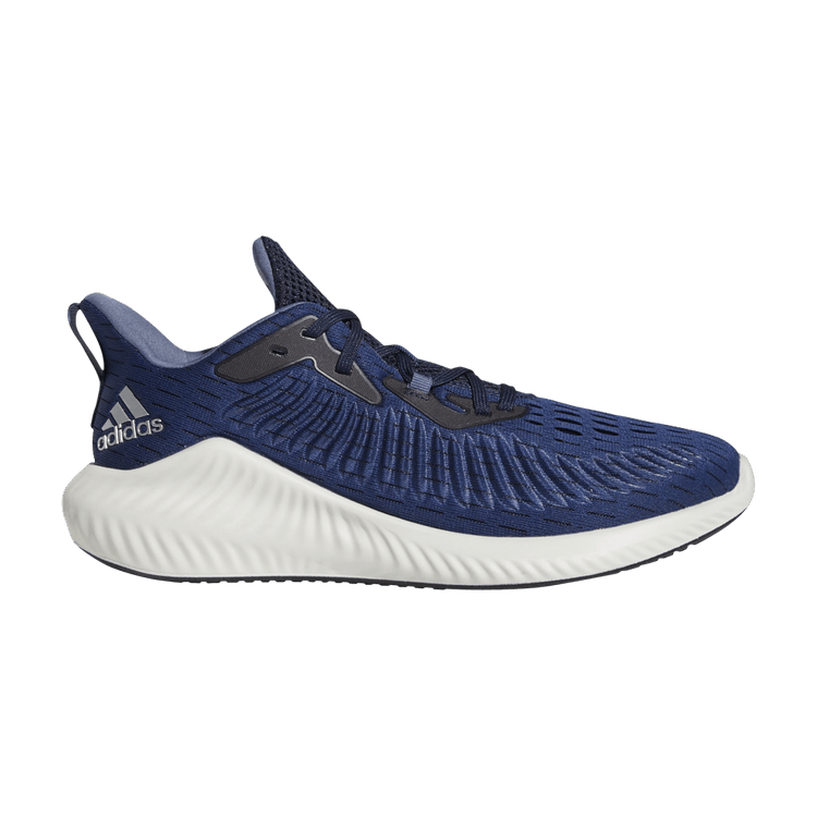Adidas Alphabounce Plus 'Collegiate Navy' — Collegiate Navy/Silver Metallic/Footwear White