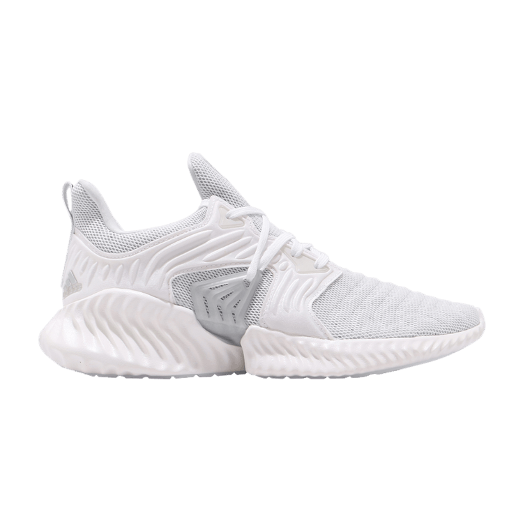 Adidas Alphabounce Instinct CC 'White Grey' — Cloud White/Silver Metallic/Cloud White