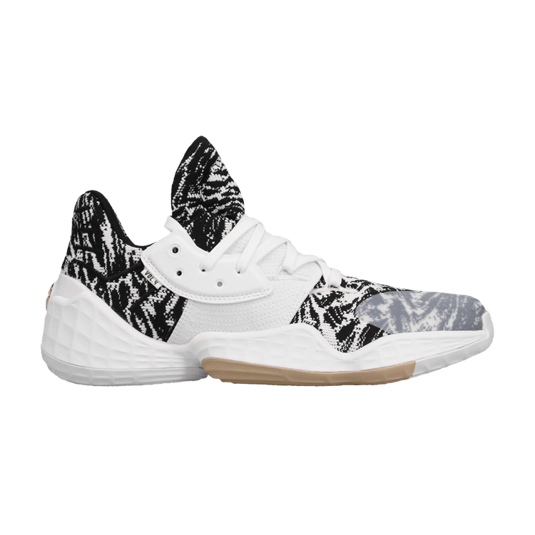 Adidas Harden Vol. 4 GCA 'Cookies &amp; Cream' — Footwear White/Core Black/St Pale Nude