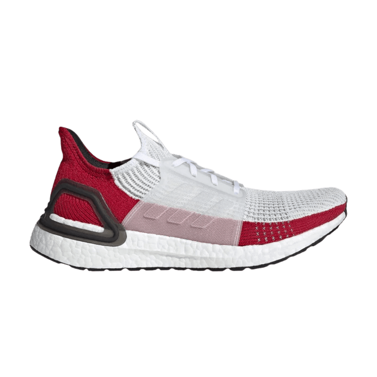 Adidas UltraBoost 19 'White Scarlet' Sample — Cloud White/Cloud White/Core Black