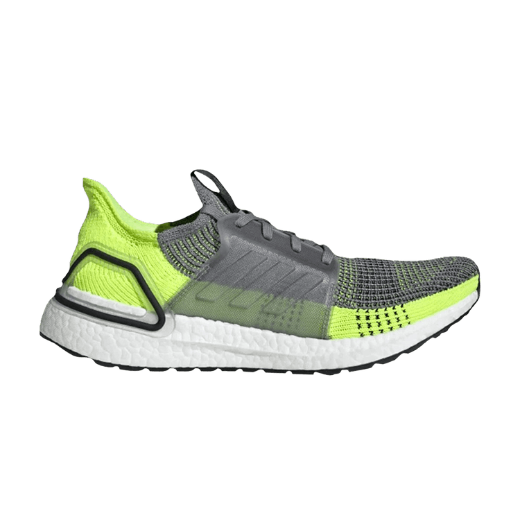 Adidas UltraBoost 19 'Grey Yellow' Sample — Grey Three/Grey Three/Core Black