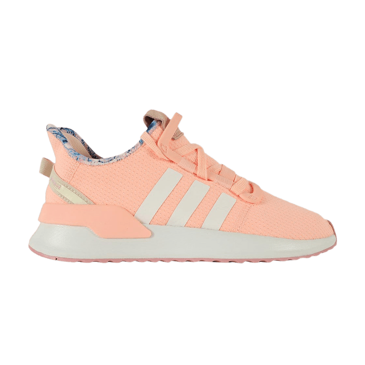 Adidas U_Path Run J 'Clear Orange' — Clear Orange/Footwear White/True Pink