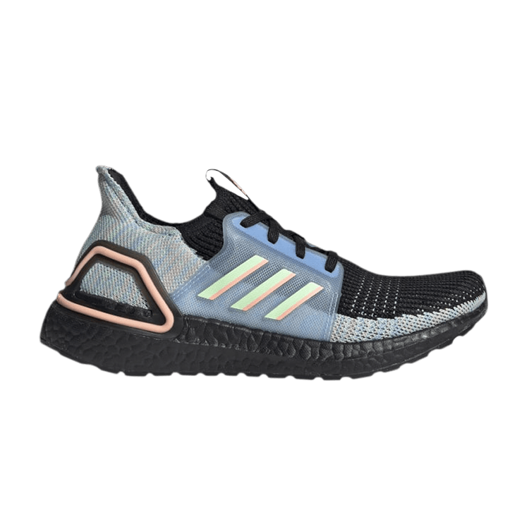 Adidas UltraBoost 19 J 'Black Multicolor' — Linen Green/Linen Green/Ash Green