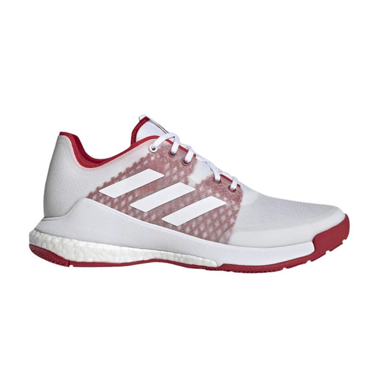 Adidas Wmns Crazyflight 'White Power Red' — Cloud White/Cloud White/Power Red