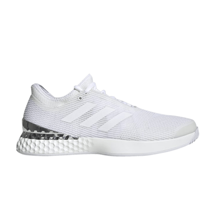 Adidas Adizero Ubersonic 3 HC 'White Silver Metallic' — Cloud White/Cloud White/Silver Metallic