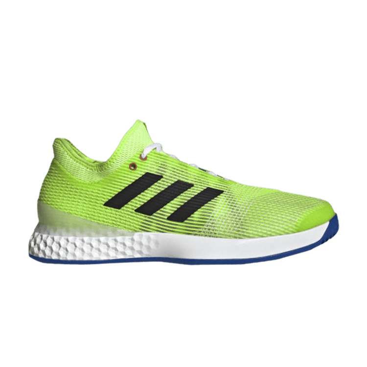 Adidas Adizero Ubersonic 3 HC 'Signal Green Glow Blue' — Signal Green/Core Black/Glow Blue