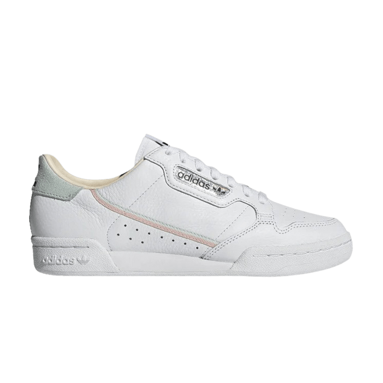 Adidas Wmns Continental 80 'White Icey Pink' — Cloud White/Ice Mint/Icey Pink