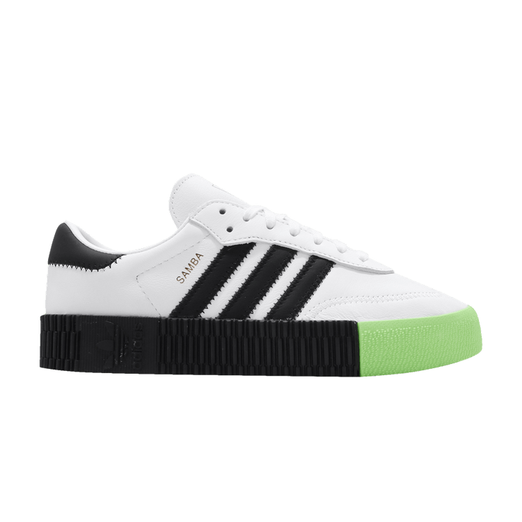 Adidas Wmns Sambarose 'Signal Green' — Footwear White/Core Black/Signal Green