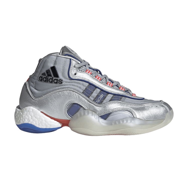 Adidas 98 Crazy BYW 'Silver Metallic' — Silver Metallic/Powder Blue/Shock Red