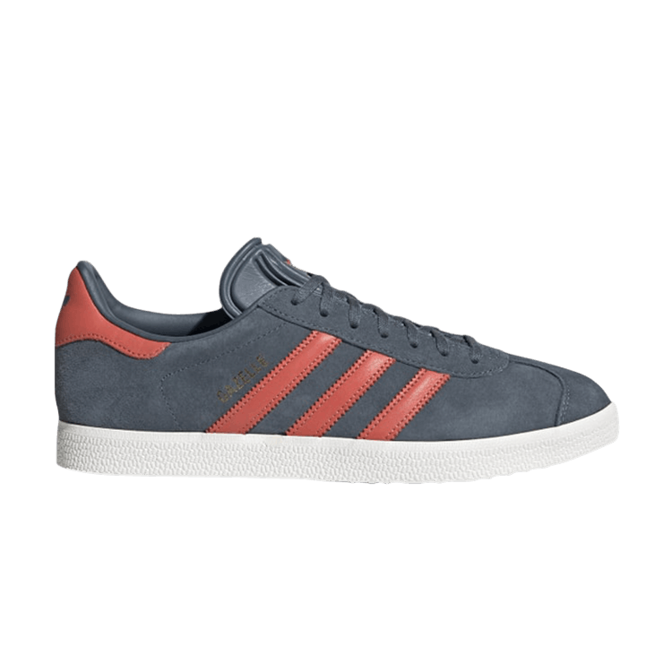 Adidas Wmns Gazelle 'Legacy Blue Scarlet' — Legacy Blue/Trace Scarlet/Crystal White