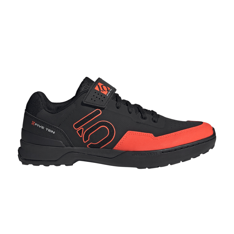Adidas Five Ten Kestrel Lace 'Black Solar Red' — Core Black/Solar Red/Grey Two