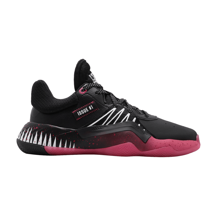Marvel x adidas D.O.N. Issue #1 GCA 'Symbiote Spider-Man' — Core Black/Shock Pink/Cloud White