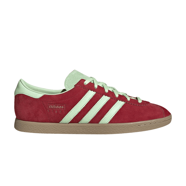 Adidas Stadt 'Scarlet Glow Green' — Scarlet/Glow Green/Gold Metallic