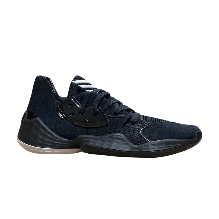 Adidas Harden Vol. 4 Team 'Core Black' — Core Black/Footwear White/Footwear White