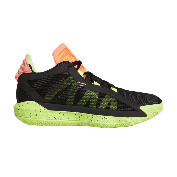 Adidas Dame 6 'Signal Green Coral' — Signal Green/Glory Purple/Signal Coral