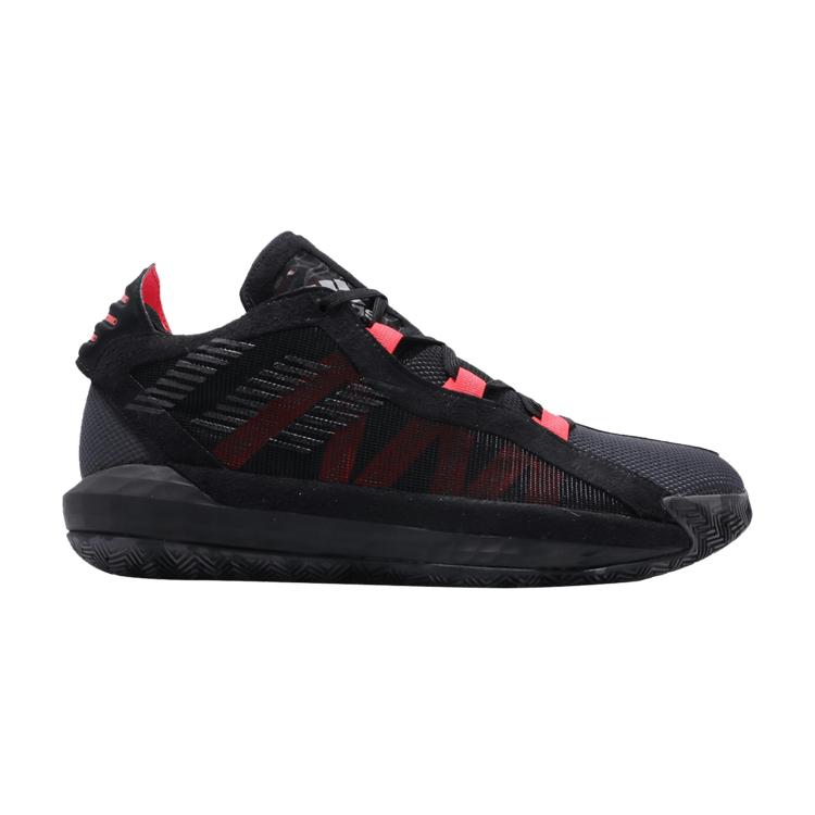adidas Dame 6 GCA 'Ruthless' — Core Black/Core Black/Shock Red