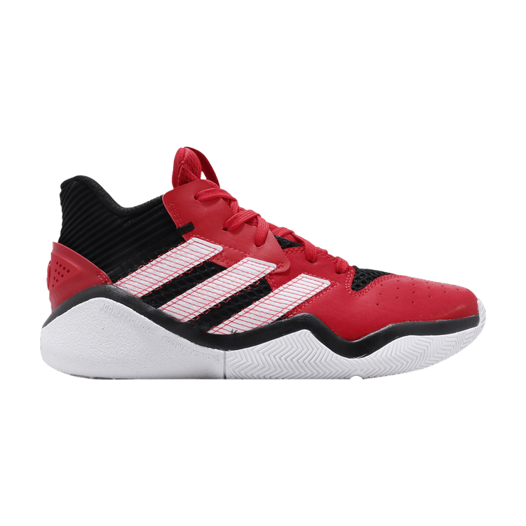 Adidas Harden Stepback J 'Scarlet' — Core Black/Scarlet/Footwear White